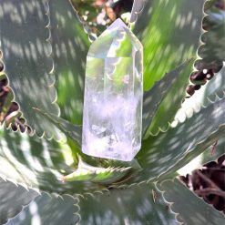 Pointe de cristal de roche