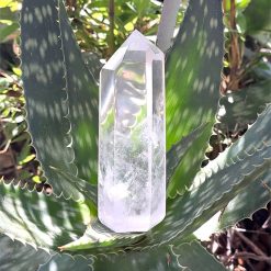 Pointe de cristal de roche