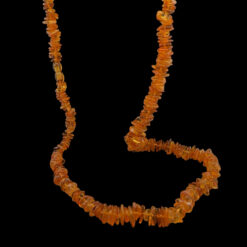 Alternative view of Collier éclats polis en Ambre jaune
