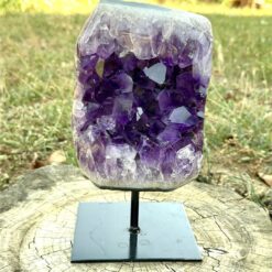 Alternative view of Amethyst Geode on Stand 4 kg