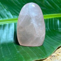 Alternative view of Rose quartz freeform 9-10cm