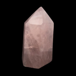 Pointe de quartz rose de 10 à 11 cm
