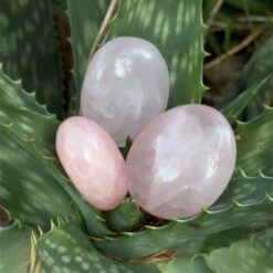 Rose quartz tumbled stones 4 to 7 cm