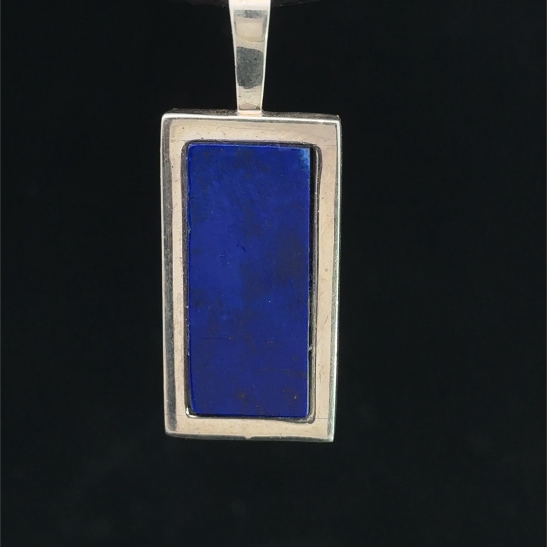 Pendentif Main En Argent 925 - Pyrite, Lapis-Lazuli, Jaspe - Longueur 2,25 Pouces - Fait Main Unique