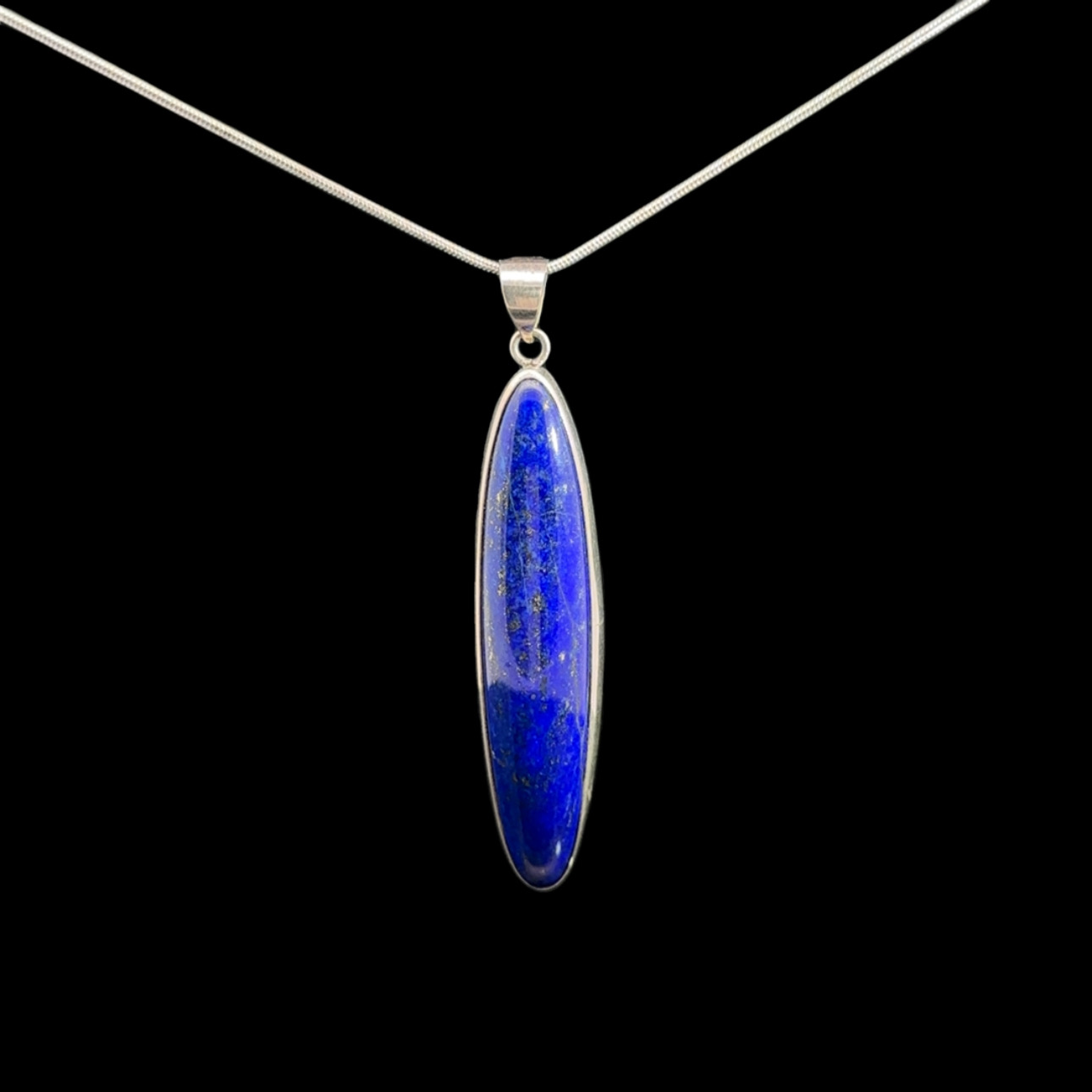 Lapis Lazuli and Sterling Silver Pendant