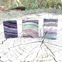 Alternative view of Petites plaques polies en fluorite