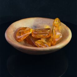 Pierre roulée ambre naturel