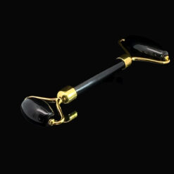 Alternative view of Rouleau de massage en obsidienne noire