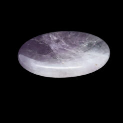 Alternative view of Galet anti-stress en améthyste prasiolite