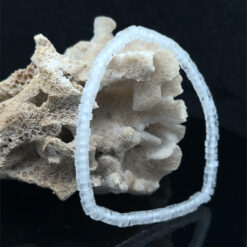 Bracelet Heishi en cristal de roche AA