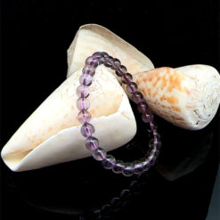 Alternative view of Bracelet  en améthyste claire du Brésil 6 MM qualité AAA