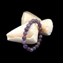 Bracelet enfant en améthyste du Brésil 8 MM