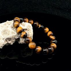 Bracelet enfant en oeil de tigre 8 MM qualité AA