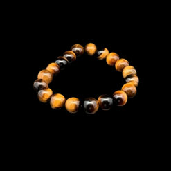 Alternative view of Bracelet enfant en oeil de tigre 8 MM qualité AA