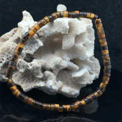 Bracelet Heishi en oeil de tigre AA