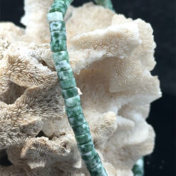 Alternative view of Bracelet Heishi en agate arbre AA