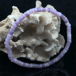 Bracelet Heishi en lépidolite AA