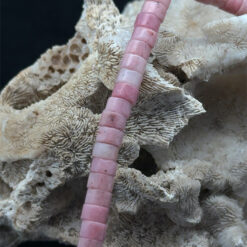 Alternative view of Bracelet Heishi en rhodonite AA