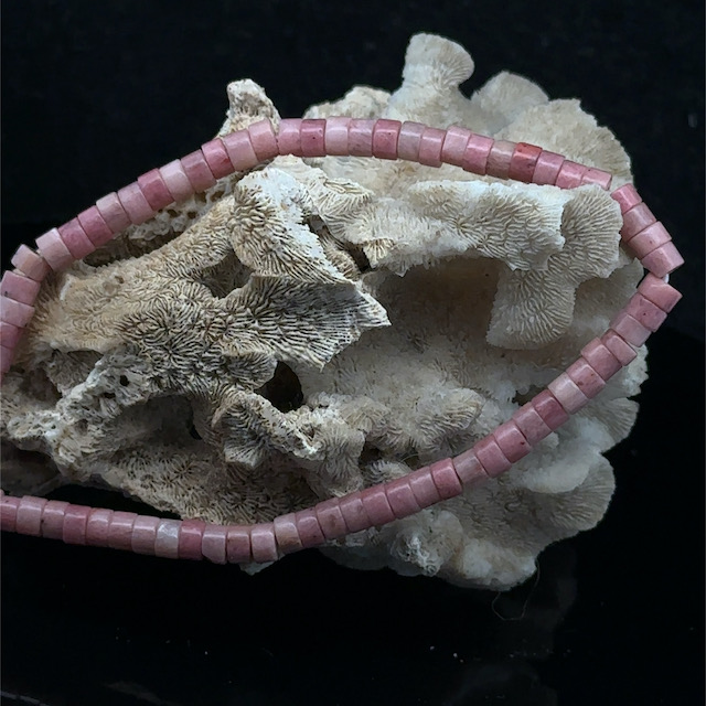 AA Rhodonite Heishi Bracelet