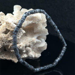 Bracelet Heishi en larvikite AA