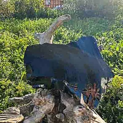 Alternative view of Bloc d'obsidienne noire brute 4,8 KG