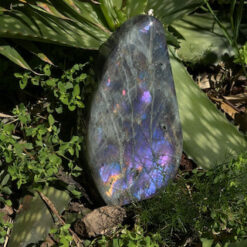 Alternative view of labradorite violette polie 858g