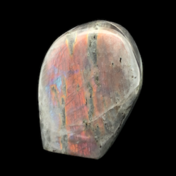 Labradorite polie 228 G iridescences orangées