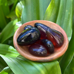Sumatra blue amber pebble