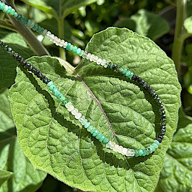 Faceted Emerald Necklace - Image 2