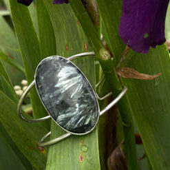 925 silver and seraphinite bracelet