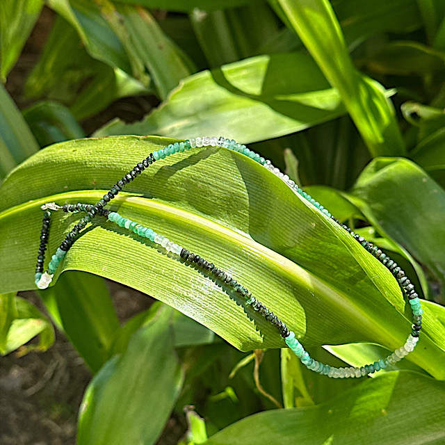 Faceted Emerald Necklace - Image 5