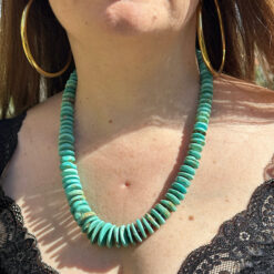 Alternative view of Sonora turquoise necklace
