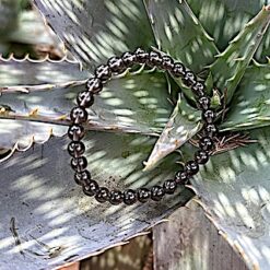 Bracelet obsidienne larme d'apache