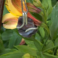Alternative view of Pendentif en agate du Mexique