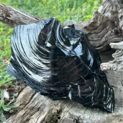 Alternative view of Bloc d'obsidienne noire brute 4,5kg