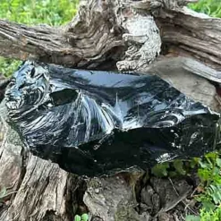 Alternative view of Bloc d'obsidienne noire brute 11,2KG