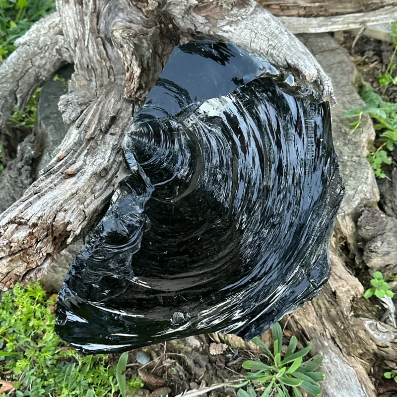 Raw Black Obsidian Block 11.6 kg - Image 4