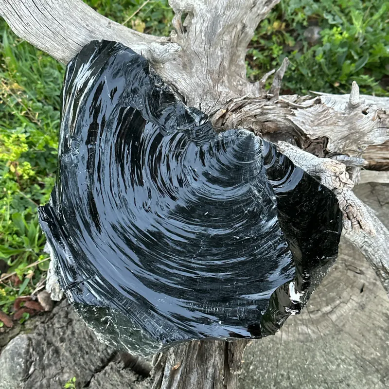 Raw Black Obsidian Block 11.6 kg - Image 5