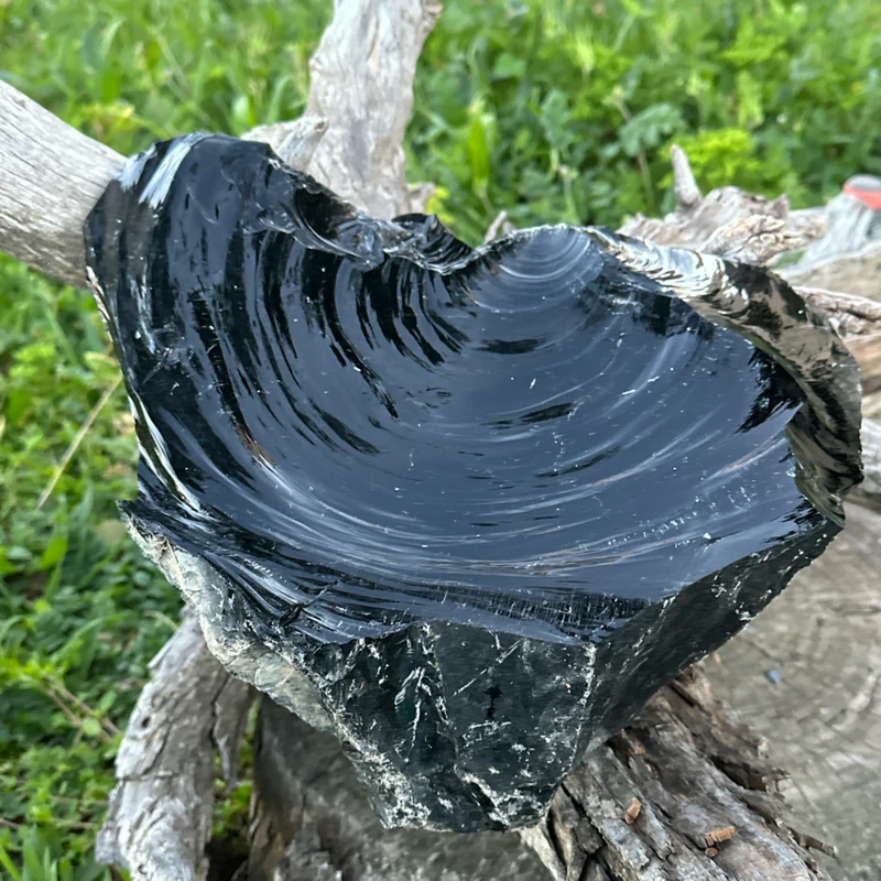 Raw Black Obsidian Block 11.6 kg - Image 6