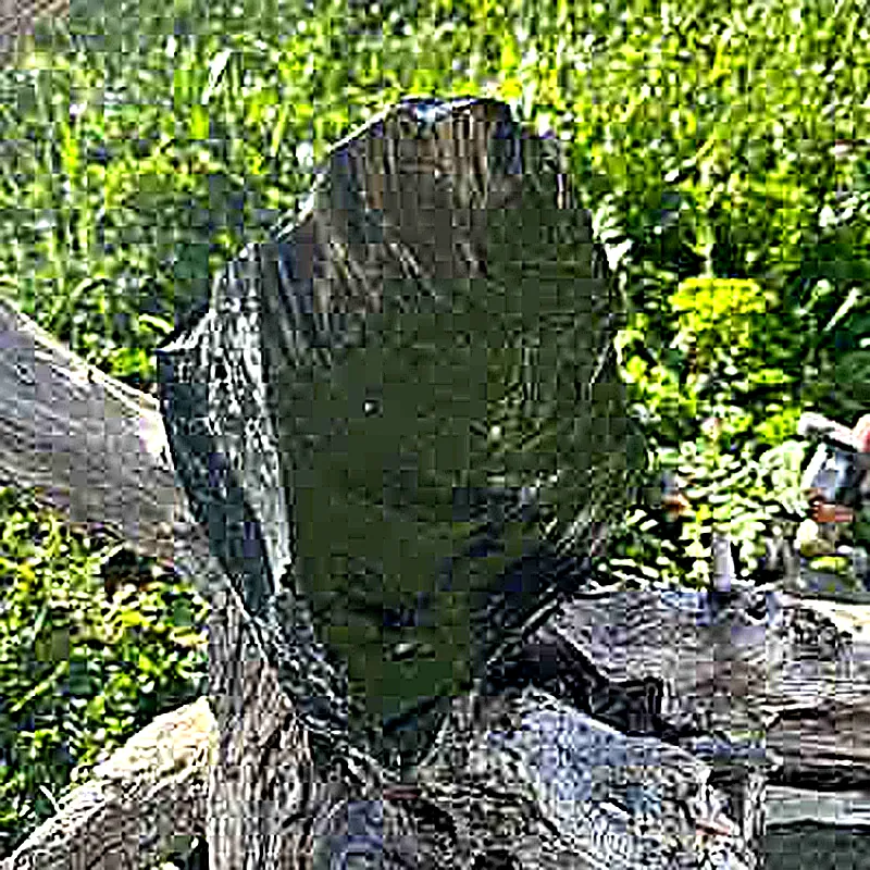 Bloc d'obsidienne noire brute 3,4KG – Image 4