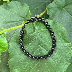 Bracelet tourmaline noire - 8 mm