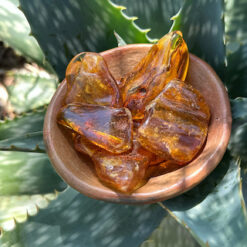 Natural amber tumbled stone 4-5cm