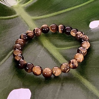 Kids’ 6 mm tiger’s eye bracelet - Image 2
