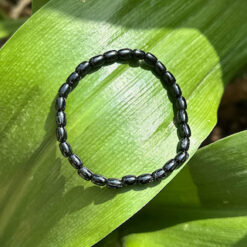 Bracelet tourmaline noire forme grains