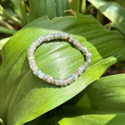 Alternative view of Bracelet en labradorite qualité supérieure rondelles 6mm
