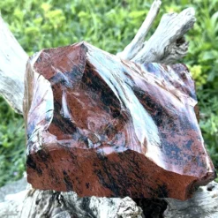 Alternative view of Bloc d'obsidienne acajou brute 4 KG