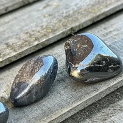Tumbled hematite stone