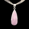 Pendentif goutte en kunzite