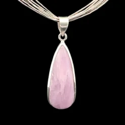 Pendentif goutte en kunzite
