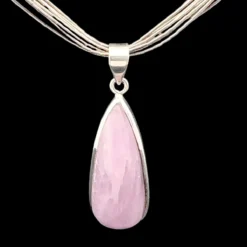 Alternative view of Pendentif goutte en kunzite